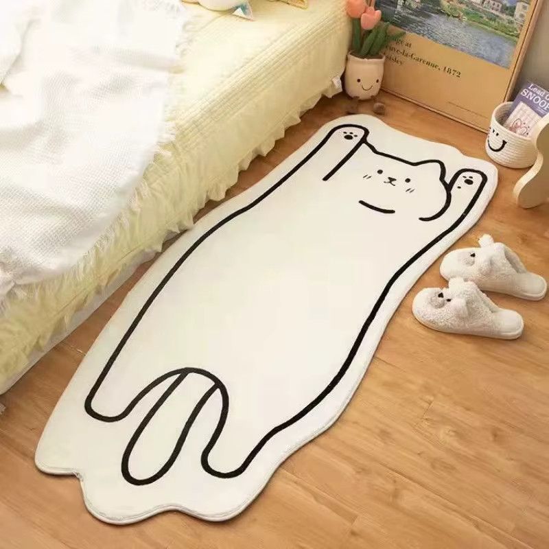 VIKAMA Cartoon-Teppich im minimalistischen Stil für Wohnzimmer und Nachttisch - Bild 2