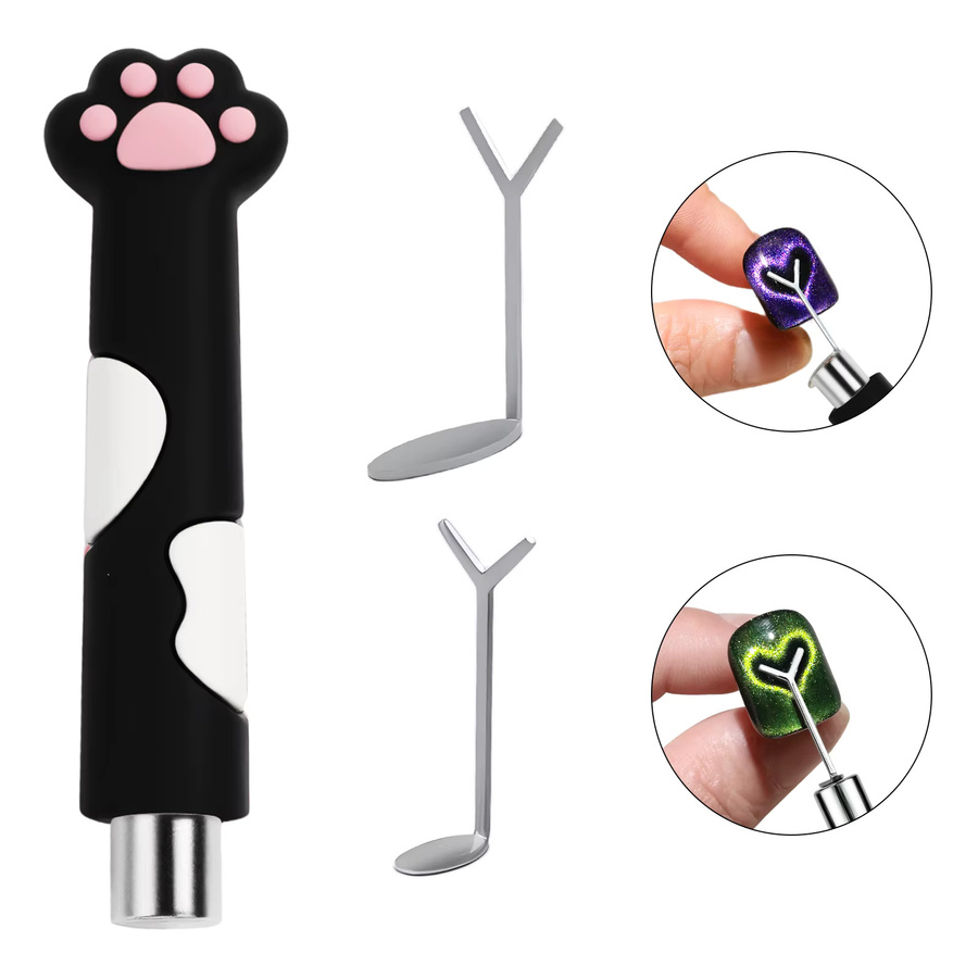 Misscheering Nail-Art-Werkzeug-Set, 3-teilig, magnetisch - Bild 2
