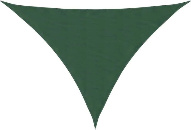 Furnicato Sonnensegel Dreieck aus Polyester-Oxford in Dunkelgrün B x H: 7 x 5 m - Bild 1