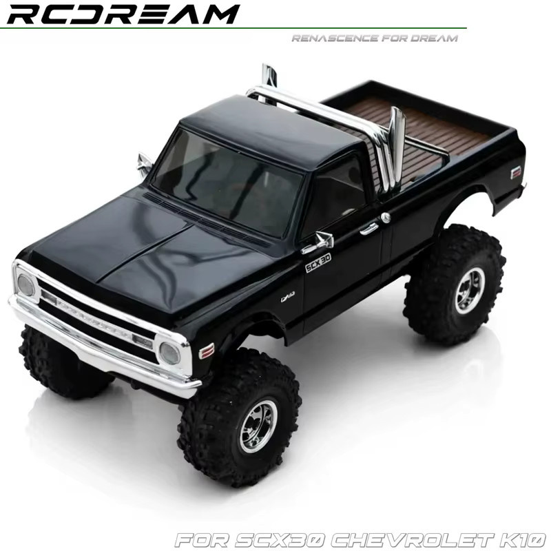 RCDream SCX30 K10 Pickup-Bett Holzmaserungspaneel, RC Crawler Upgrade-Teile, 1:30, ab 14 Jahren - Bild 2