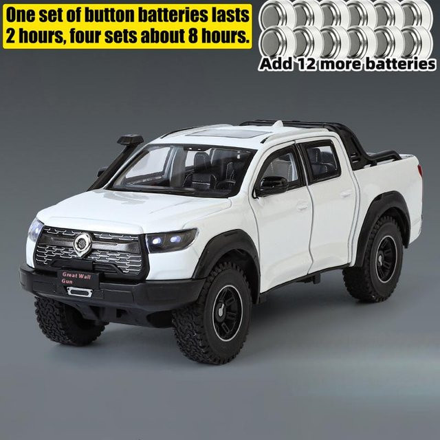 Linyi Toy Car Gwm Poer Kanone Offroad SUV, Modellauto, 1:24, Metall, ab 14 Jahren - Bild 1