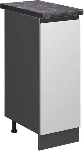 Vicco Apothekerschrank R-Line Medizinschrank für die Küche Weiß/Anthrazit B: 30 cm, H: 60 cm, T: 81,6 cm - Bild 1