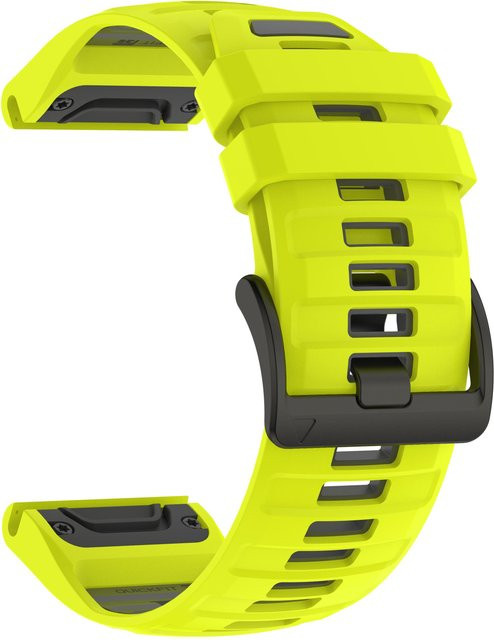 Uhrenarmband Silikon, 22mm, Gelb, Unisex - Bild 1