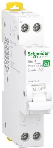 Schneider Electric RCBO Fehlerstrom-Schutzschalter 16A 0,03A 230V Weiß R9DX01616 - Bild 1