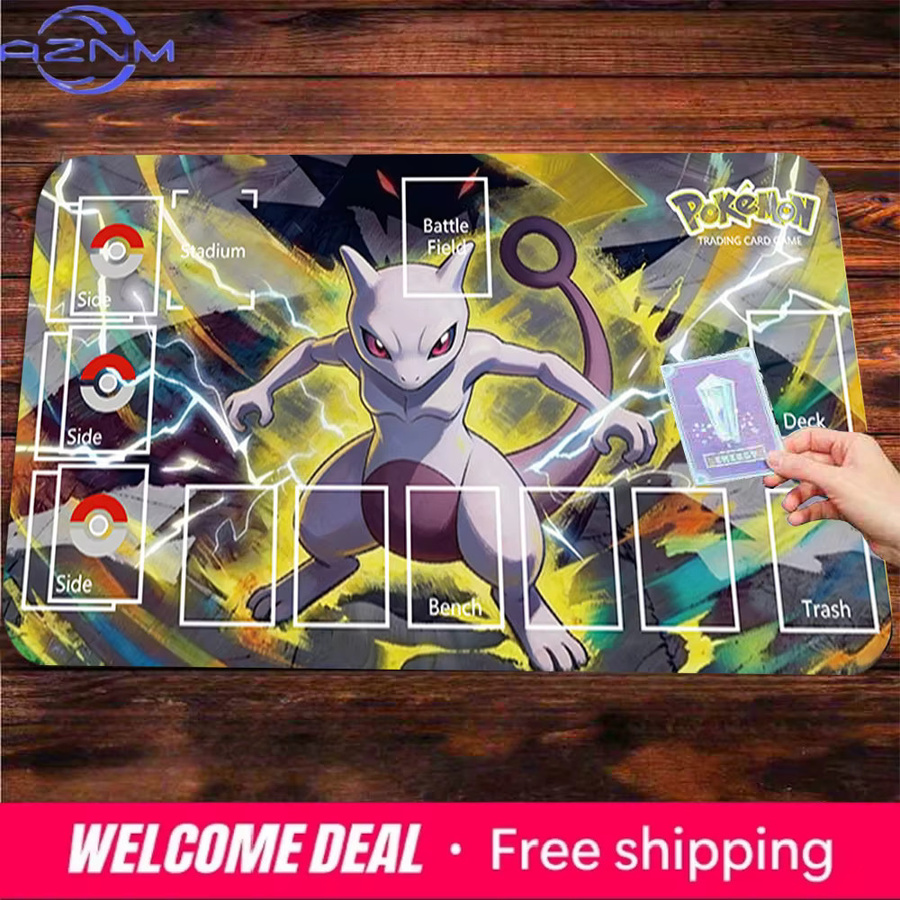 Potdemiel Power Mewtwo Pokemon TCG Battle Field Spielmatte - Bild 2