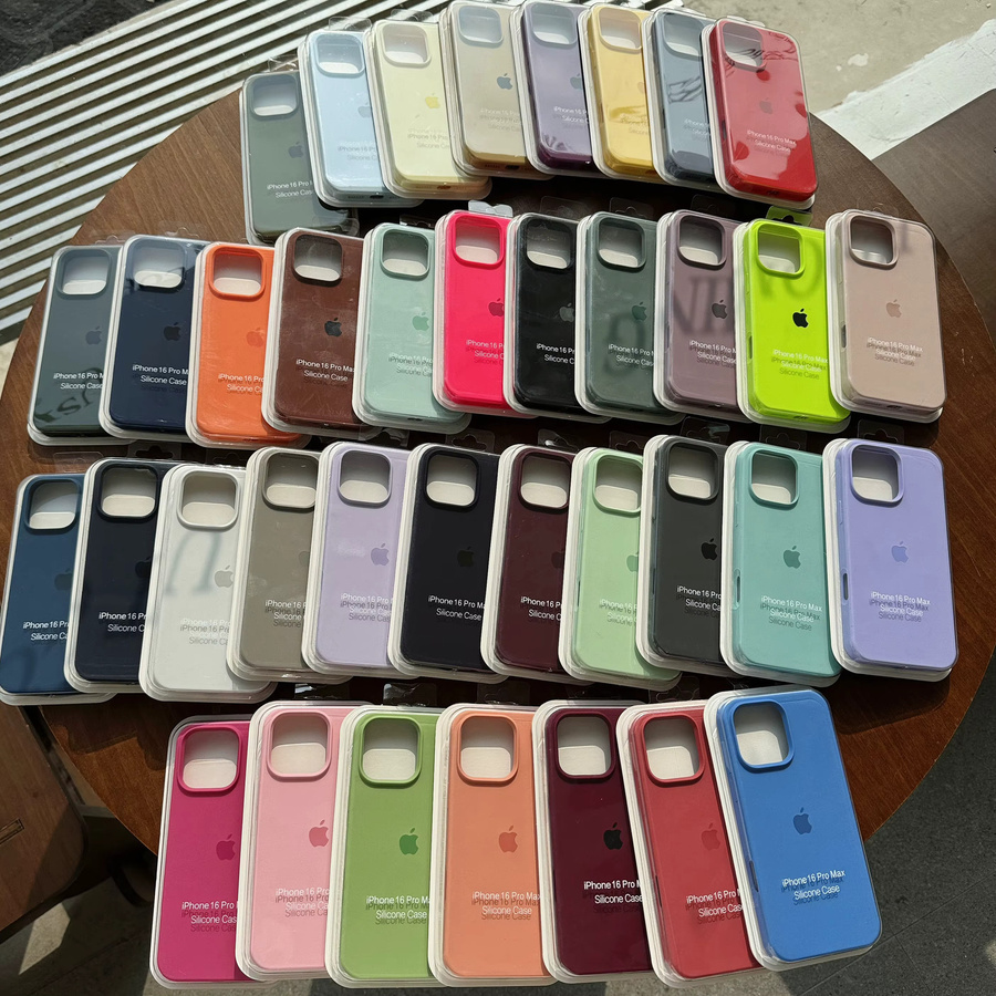 Robuste Flüssigsilikon Schutzhülle für Apple iPhone 17 Pro Max 16 15 14 Plus 13 12 Mini in Weiß - Bild 2