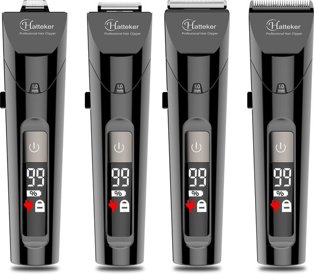 HATTEKER Haarschneidemaschine All-in-One, Herren, Schwarz - Bild 1