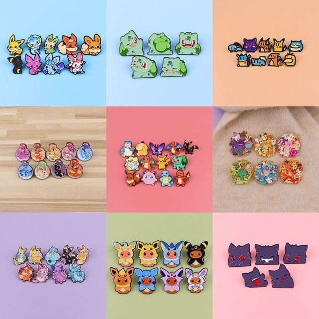 Potdemiel Brosche Set, Cartoon Emaille Pin, Tier Anstecknadeln - Bild 1