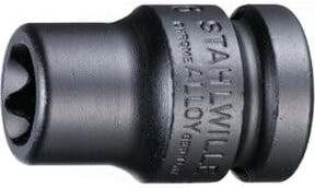 Stahlwille IMPACT-Steckschlüsseleinsatz Innen-TX E18, 1/2" (12,5 mm), schwarz - Bild 1