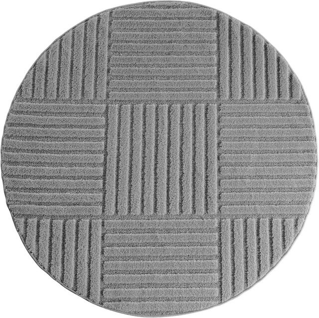 Ayyildiz Kurzflorteppich Art 1123 Silber, quadratisch, B: 160 cm, H: 0,8 cm, T: 160 cm - Bild 1