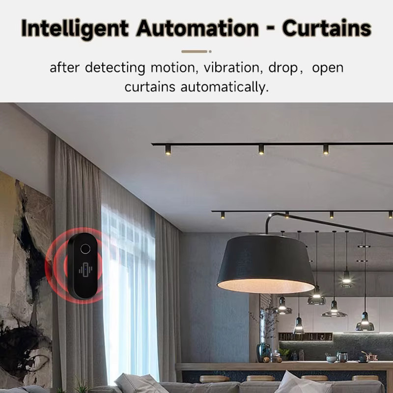Tuya WiFi Vibrationssensor für Tür, Fenster und Glas in Weiß oder Schwarz zur Diebstahlsicherung mit Echtzeit-Alarm via Smart App - Bild 4