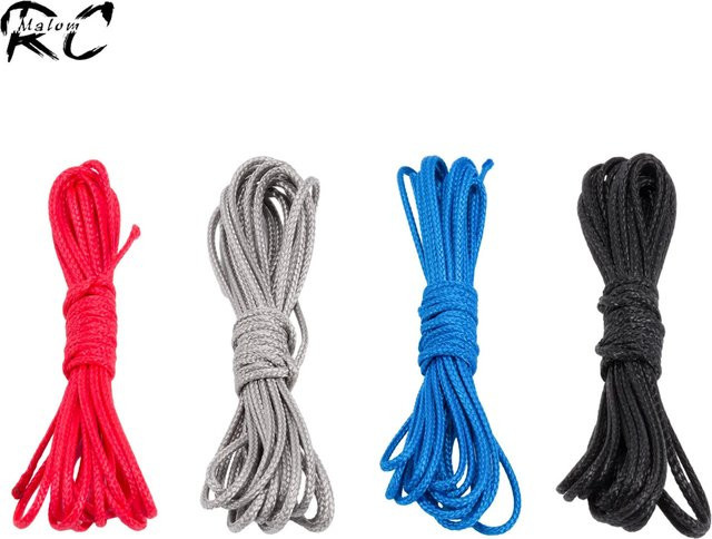 MALOM RC Polyethylenfaser-Servowindenleitungsdurchmesser 1 mm und Anhängerhaken, Zubehör, Blau - Bild 1
