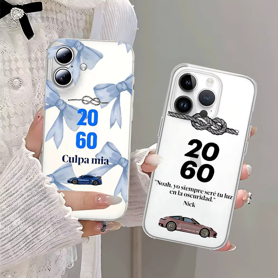 C-Culpa Mia Handyhülle Transparent Stoßfeste Schutzhülle für iPhone 11 bis iPhone 17 Pro Max - Bild 3