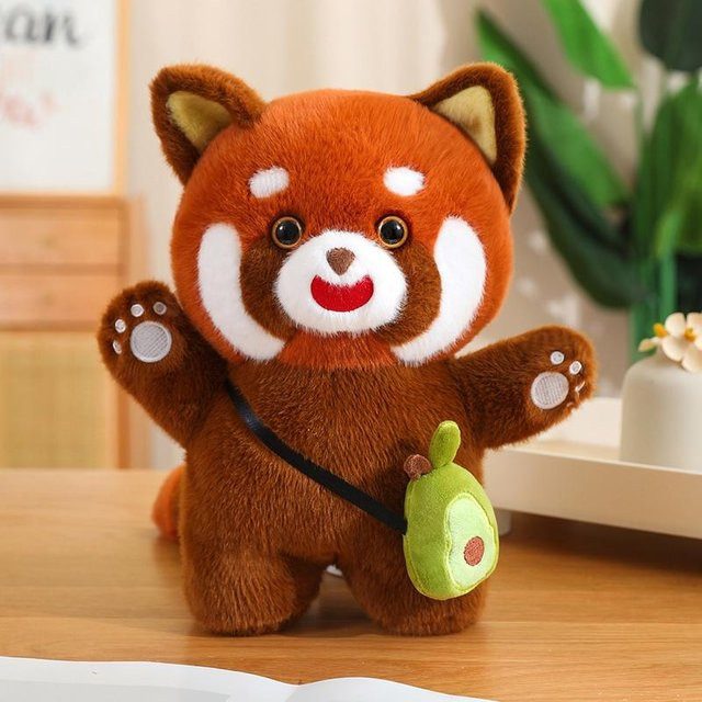 Kidsly Roter Panda Waschbär Plüschpuppe, Plüschtier, ab 14 Jahren - Bild 1