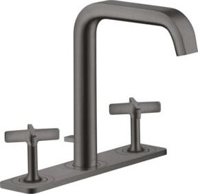 Hansgrohe Axor Citterio E 3-Loch-Waschtischarmatur in Gunmetal mit Pop-up-Abfluss - Bild 1
