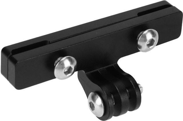 Shoemst Fahrradsattel-Kameraschienenhalterung aus Aluminiumlegierung in Schwarz als Kamera-Verlängerungshalterung und Adapterklemme für Hero - Bild 1