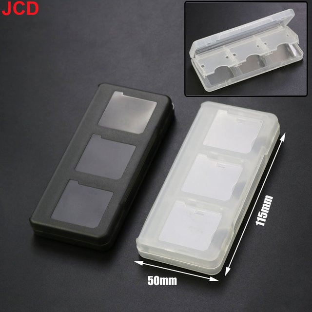 JCD 6-in-1 Spielkarten-Aufbewahrungsbox für Nintendo DS, 3DS und NDSi in Schwarz/Weiß - Bild 1