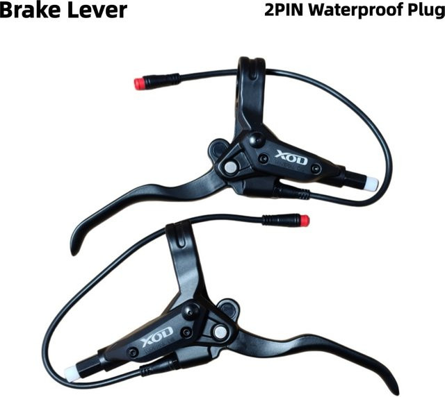 XOD 2-PIN Stecker für Elektrofahrrad Bremshebel, wasserdichter Elektrostecker in Schwarz - Bild 1