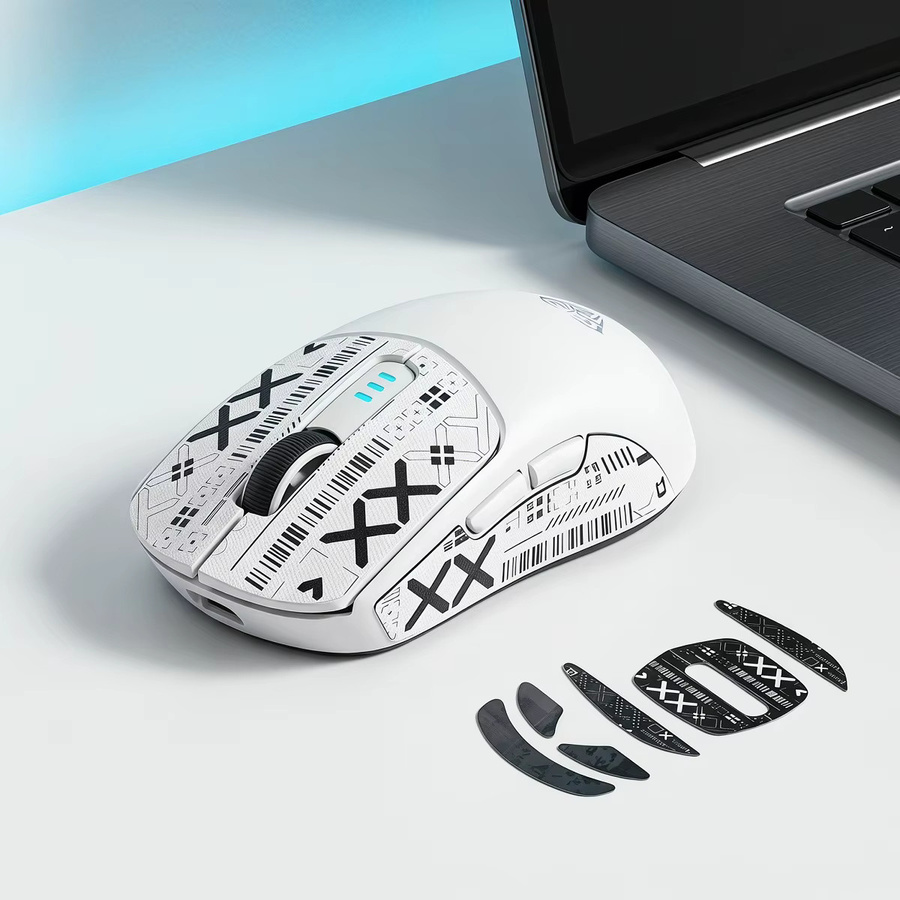 AULA SC580 Pro Gaming-Maus mit Ladestation, kabellose Bluetooth-Maus mit 10000 DPI PAW3311 Sensor, Weiß - Bild 2