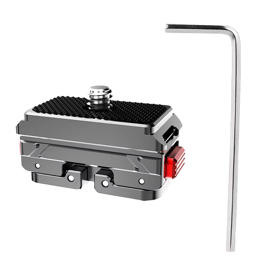 Flymile Metall-Adapterbasis für Insta360 X5, X4 und Ace Pro 2 mit magnetischer Schnellwechselfunktion und Stativ-Adapterhalterung - Bild 5