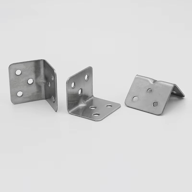 Ouliluye Universal-Eckhalterung aus Edelstahl in Silber, 90 Grad rechtwinklig, Set mit 10 oder 20 Stück für Holzmöbel und Schrankzubehör - Bild 3