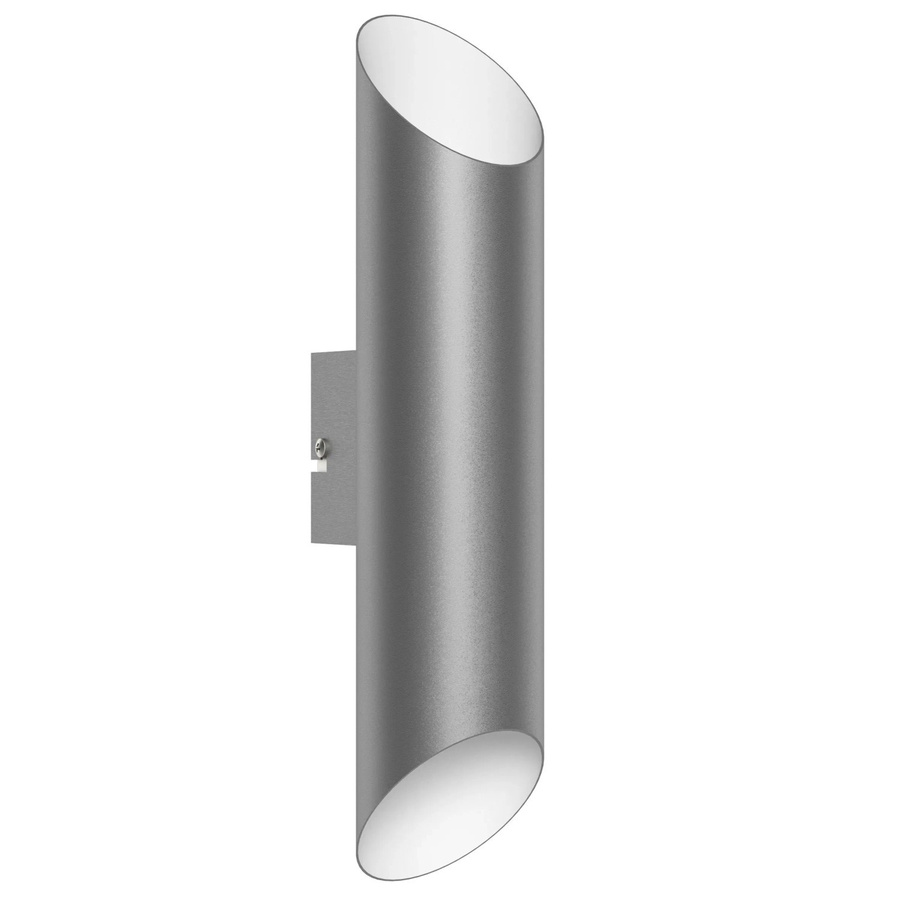 Eglo LED Außenleuchte Agolada Wandleuchte aus Edelstahl in Weiß und Silber - Bild 2