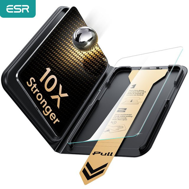 ESR Displayschutzfolie aus Corning Glas für iPad Pro 13/11 (M5/M4) 2025/2024 und iPad Air 11/13 (M4/M3/M2) in Transparent - Bild 1