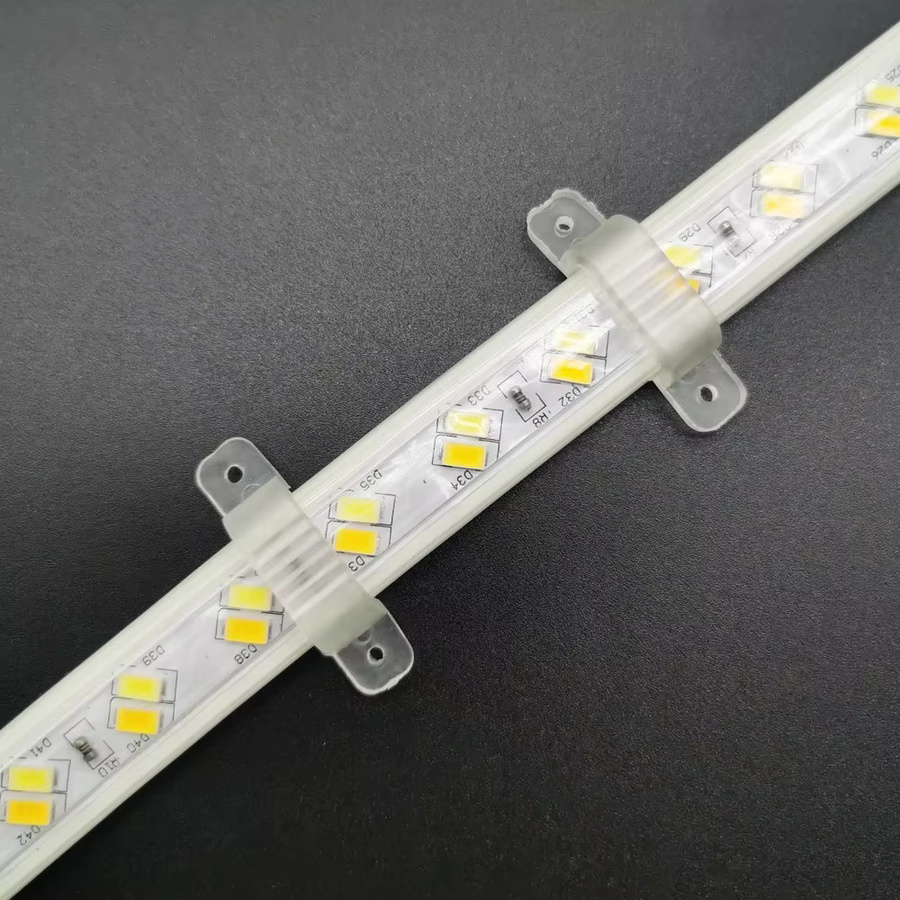 10 Stück YSRSAI LED Streifen Befestigungs Clips aus Kunststoff für 10-18mm Breite, transparente LED Stecker Verschluss Schnalle für 5050 2835 RGB LED Streifen - Bild 5