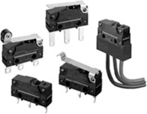 Omron D2SW-P2L3T Mikroschalter Schwarz 30 V/DC 2A - Bild 1
