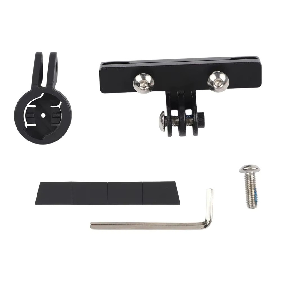 ECIOSL Fahrradsitzschienenhalterung aus Aluminiumlegierung in Schwarz, passend für Magicshine RN120, Fahrrad-Rücklichtadapter und GoPro-Adapter-Verlängerungsstück - Bild 5
