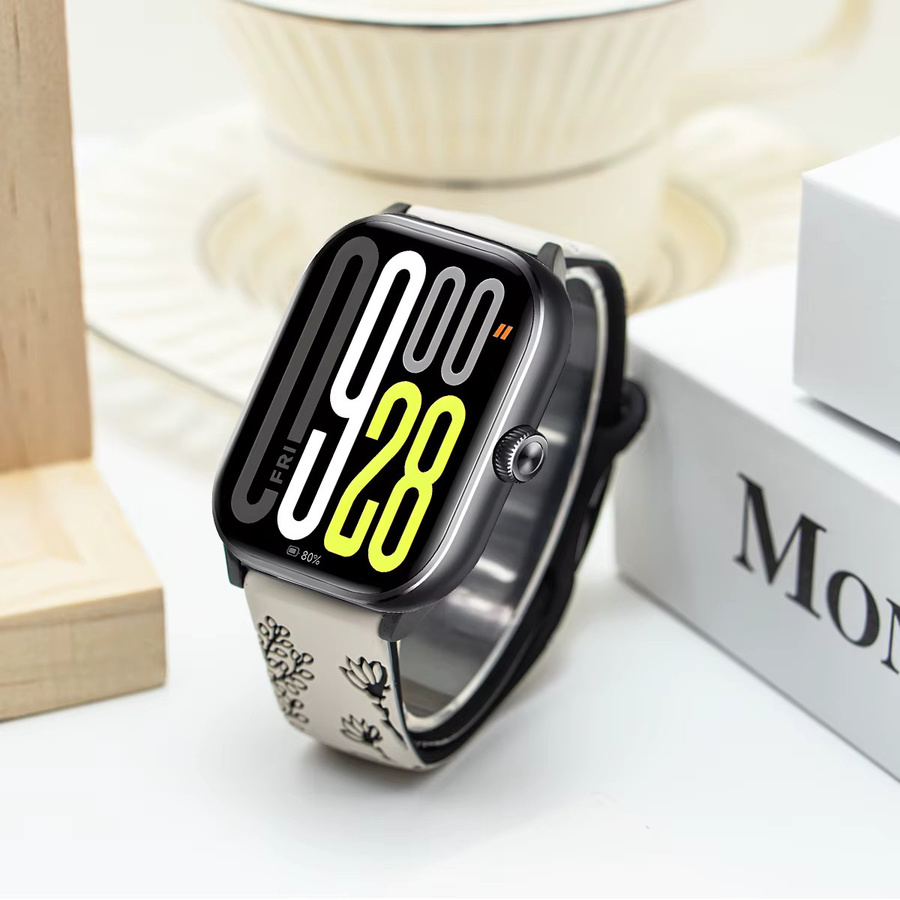 CHIICSMART Uhrenarmband Silikon, Bicolor, Redmi Watch 6 5 4, Xiaomi Mi Band 9 Pro 8 Pro - Bild 3