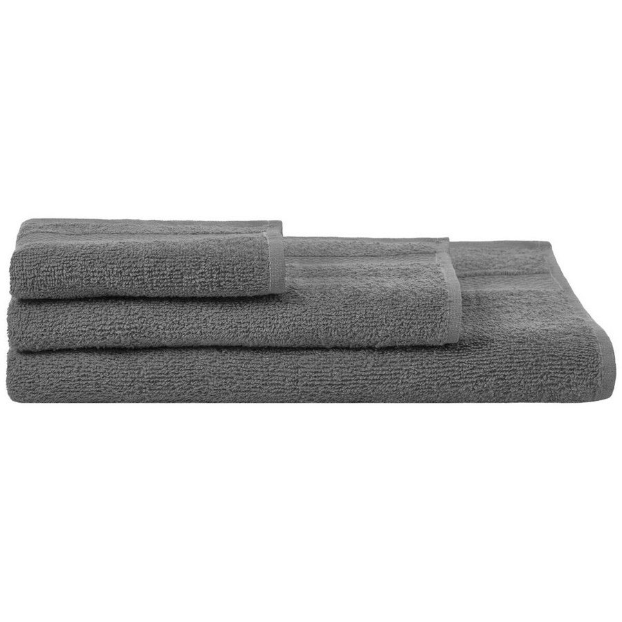 POCOline Duschtuch Lia aus Baumwolle in Anthrazit, Breite: 65 cm, Länge: 130 cm - Bild 2