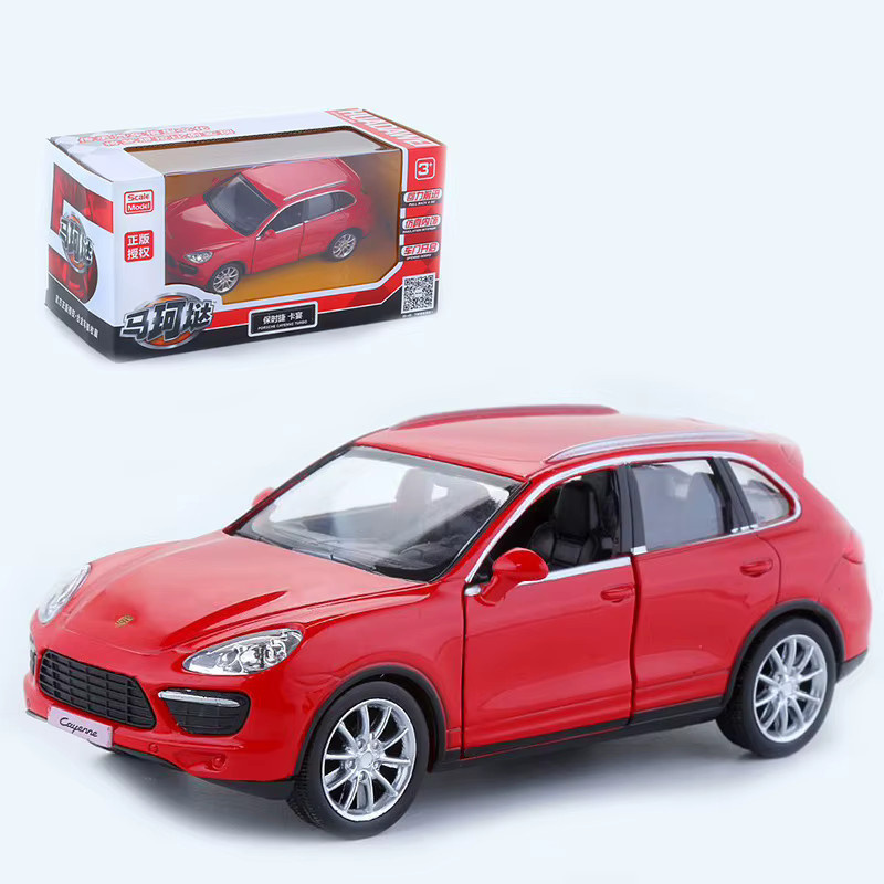 MAKEDA Cayenne SUV Diecast Pull Back Modell Auto, 1:36, Metall, ab 3 Jahre - Bild 5