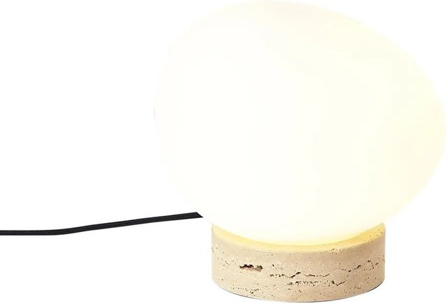 QAZQA Japandi-Tischleuchte Sally in Beige mit Opalglas - Bild 1
