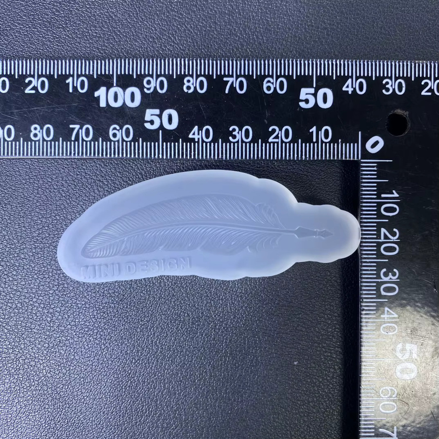 Silikonform für Feder-Stift-Resin-Gussarbeiten und Schlüsselanhänger - Bild 1