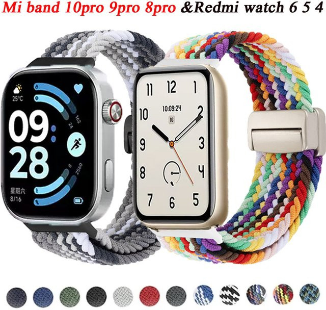 Smartwatch-Armband Nylon, Magnetisch, Bunt, Unisex - Bild 1