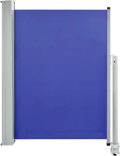 Furnicato Ausziehbare Seitenmarkise aus Polyester in Blau, B: 300 cm, H: 100 cm - Bild 1