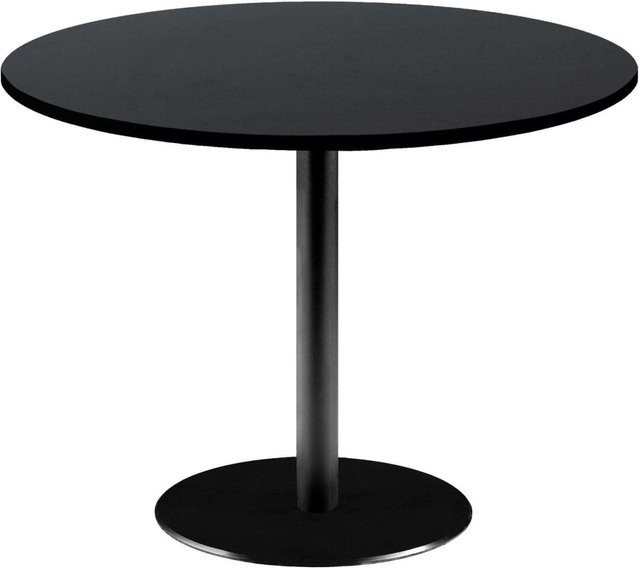 RestooTab Tisch Rome XL rund, schwarz, Höhe: 75 cm, Durchmesser: 120 cm - Bild 1