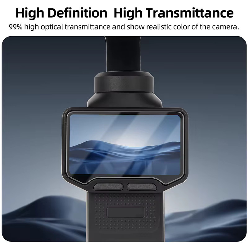 Insta360 Luna Ultra Displayschutzfolie aus gehärtetem Glas, transparente 9H kratzfeste Schutzfolie - Bild 4