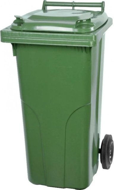 PROREGAL Mülltonne Mgb aus grünem HDPE-Kunststoff mit 120 Litern Fassungsvermögen - Bild 1
