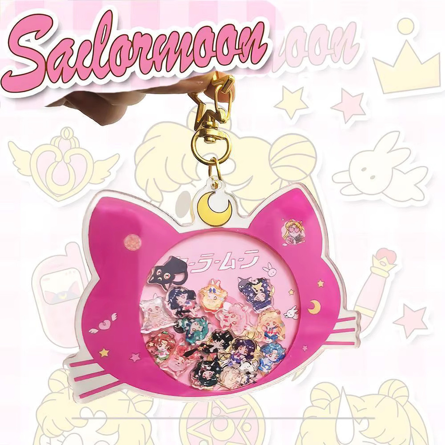 Bandai Sailor Moon Acryl-Shaker-Schlüsselanhänger, Unisex - Bild 2