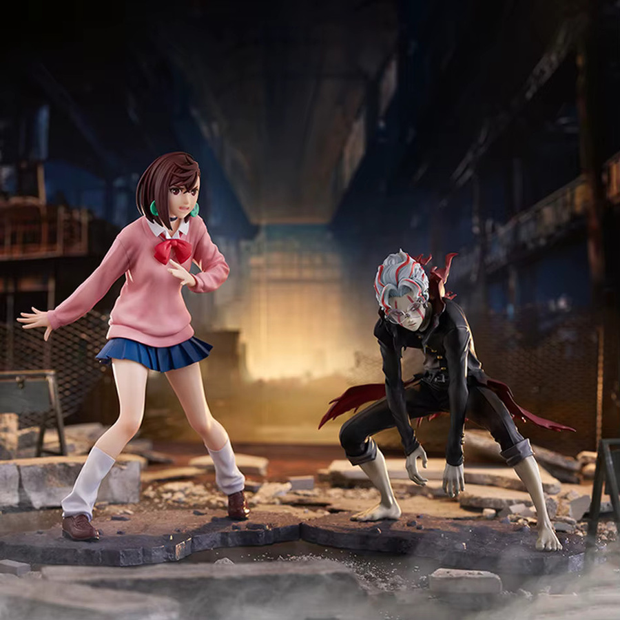 Bandai Dandadan Figuren, Takakura, Ekarun und Mutter, Anime Desktop Ornament - Bild 2