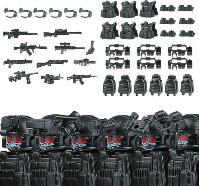 Interesting toys Moderne Stadt SWAT Kommando Figuren Bausteine 14+ - Bild 1
