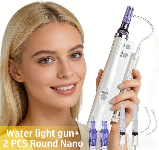 Buiti Elektrischer Mikronadel-Stift mit Serum-Applikator, Unisex - Bild 1