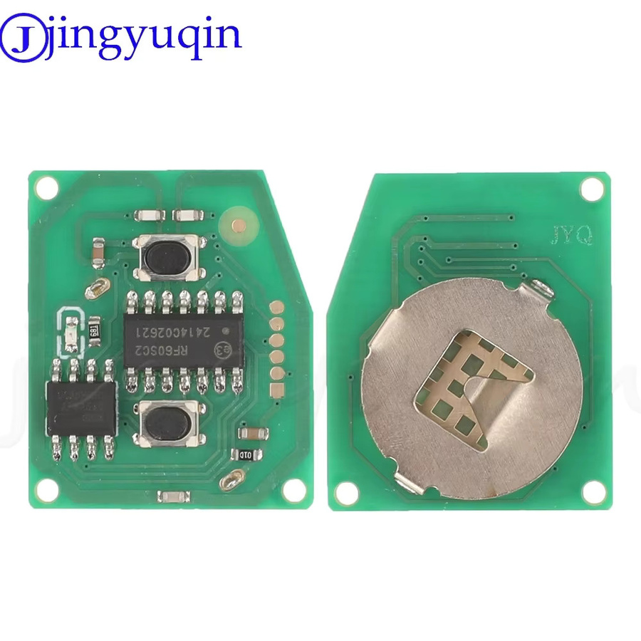 Jingyuqin Auto Fernbedienung mit 2 Tasten und ID48 Chip, 433 MHz Keyless Entry Schlüssel für VW Fox 2006-2008 und Citi Golf 2003, Farbe: Schwarz - Bild 3