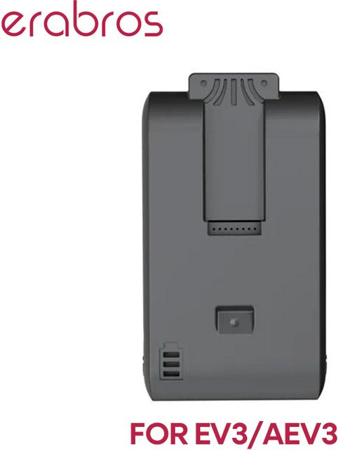 Erabros EV3 Staubsauger Ersatzteil-Set in Grau mit HEPA-Filtern, Akku und Adapter - Bild 1