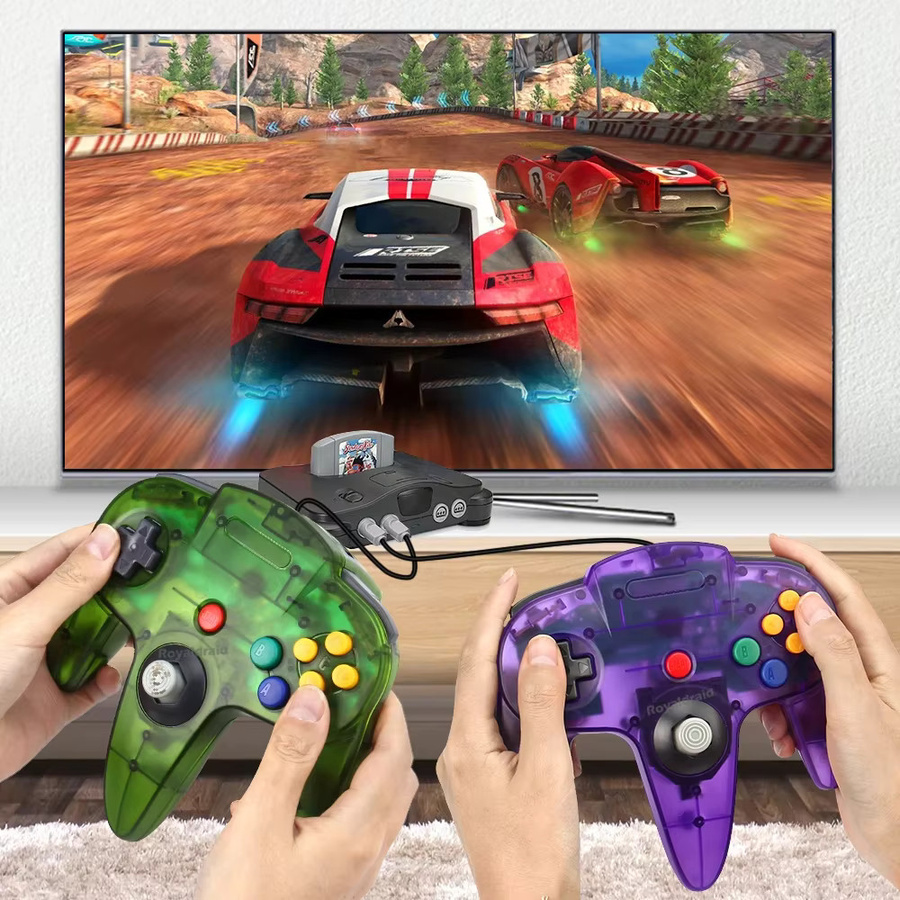 HeroAngel Wired Gamepad für N64 Konsole, Retro Joystick Steuerung in 8 Farben - Bild 3