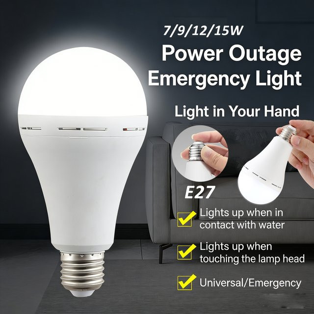 LINYILIGHT LED Notfall Camping Lampe, tragbare wasserdichte Zeltleuchte mit Haken und Touch-Bedienung, weiß - Bild 1