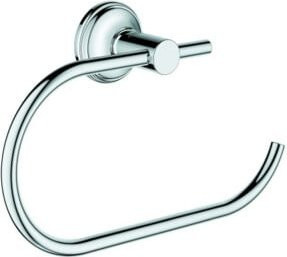 Grohe WC-Papierhalter Essentials Authentic in Chrom, Wandmontage - Bild 1