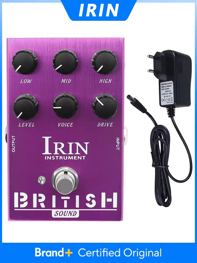 IRIN BRITISH Sound Gitarren-Effektpedal Overdrive Verstärker-Simulator in Purple - Bild 5